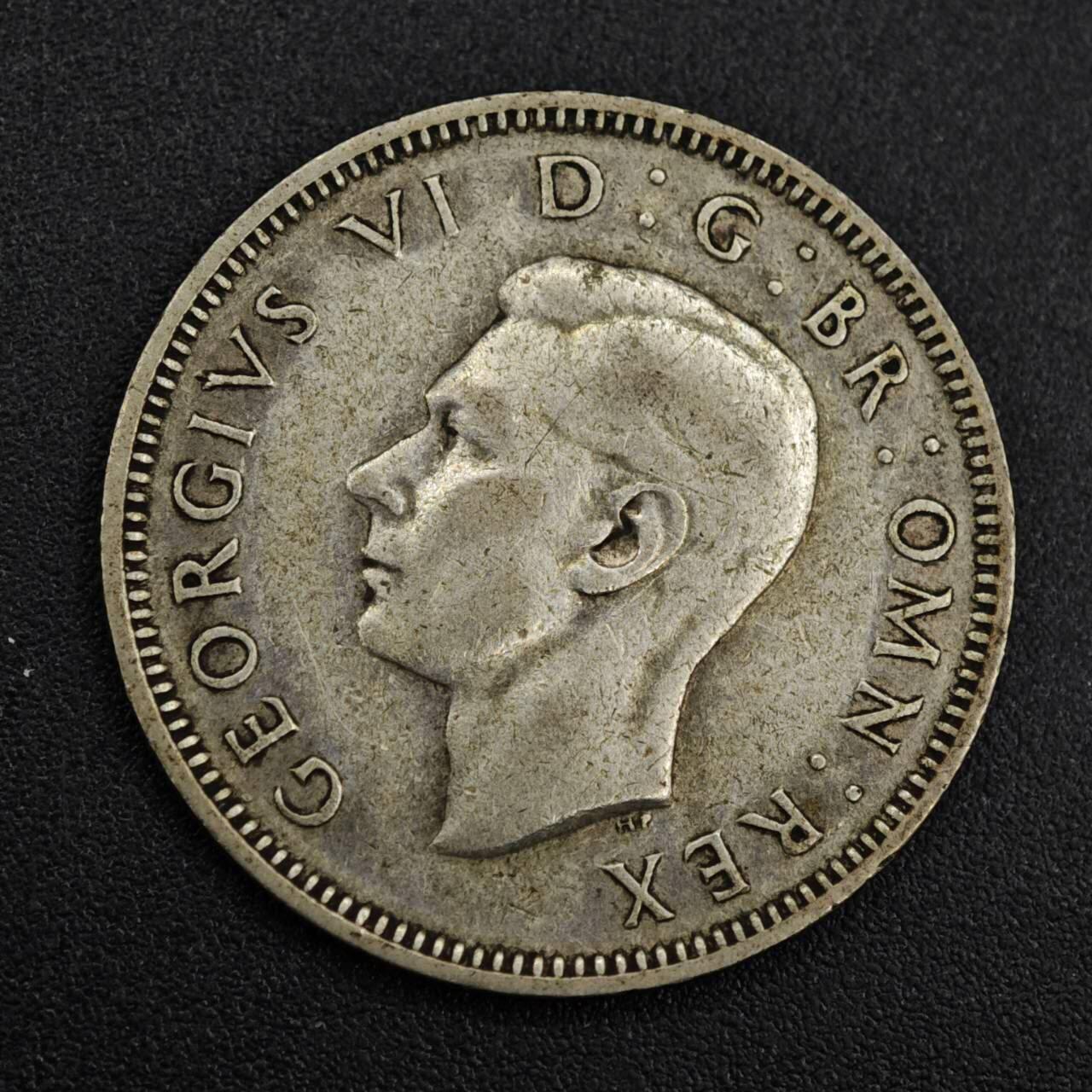 【淘币小摊】实时拍第八百一十四拍   散币场   满百包邮可预留二周 每周一统一发货   英国1943年乔治六世一先令银币