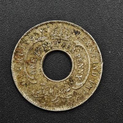 【淘币小摊】实时拍第八百一十四拍   散币场   满百包邮可预留二周 每周一统一发货   - 英属西非1911年乔治五世1/10便士镍币