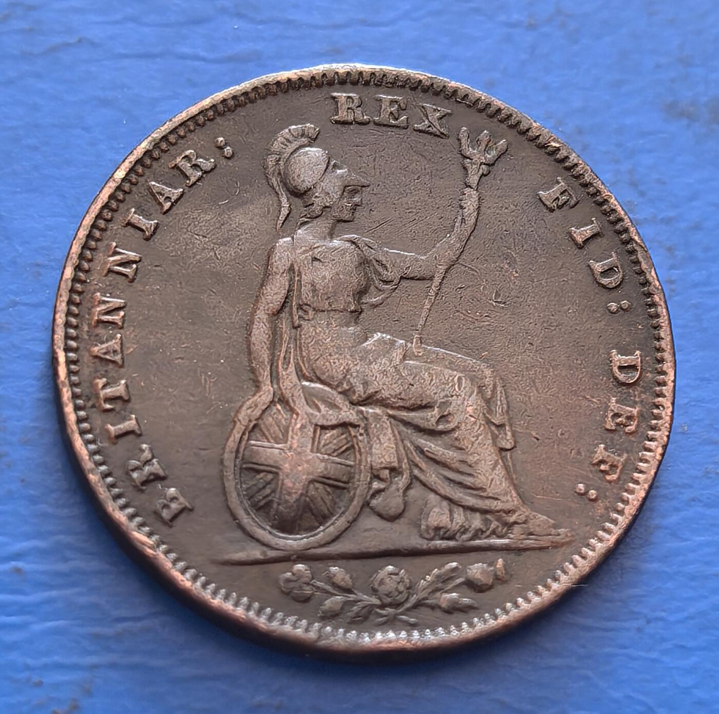 外国优质老铜币银币，周六九点倒数截拍，满百包邮，可寄存半年，喜欢朋友微信扫描二维码可直接参拍 英国1834年法新