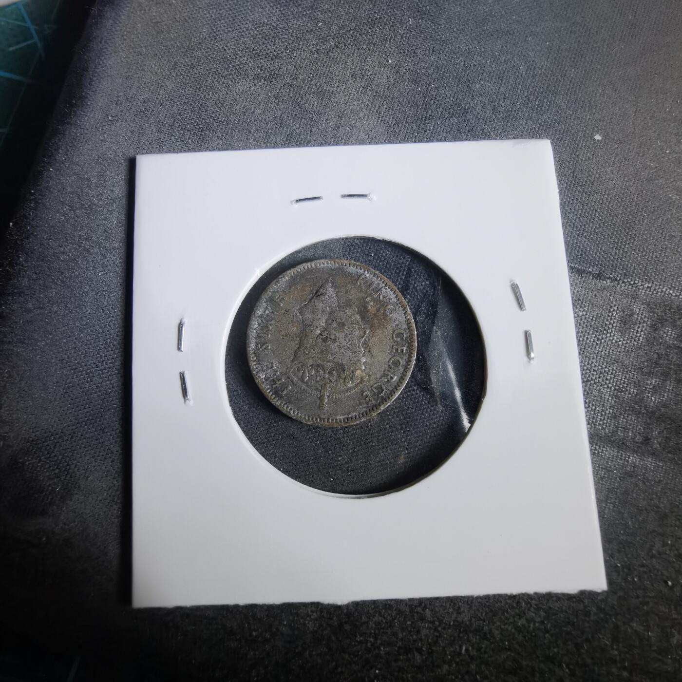 沼泽如烟--第919场 毛里求斯1950年四分之一卢比银币