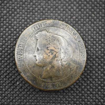 【淘币小摊】限时拍第八百一十六拍  纪念章场  满百包邮可预留两周  周一统一发货  -  法国10分型吊坠直径30mm