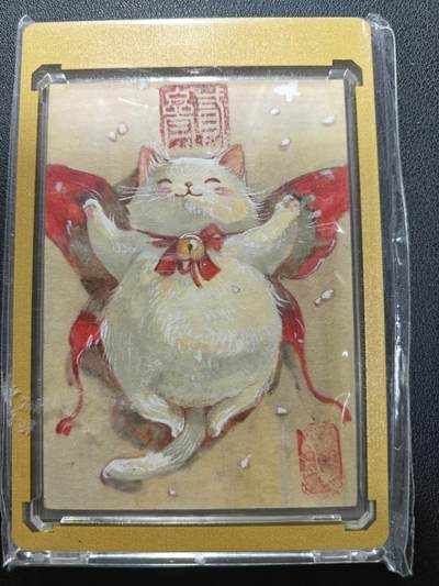 天玑星卡拍第144期《12.1周一截拍》持续收拍收评中 满赠卡需备注 - 【手绘卡】大千手绘 猫猫 卡背画师亲签