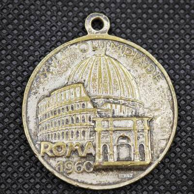 【淘币小摊】限时拍第八百一十六拍  纪念章场  满百包邮可预留两周  周一统一发货  - 罗马奥运会纪念章 直径32mm