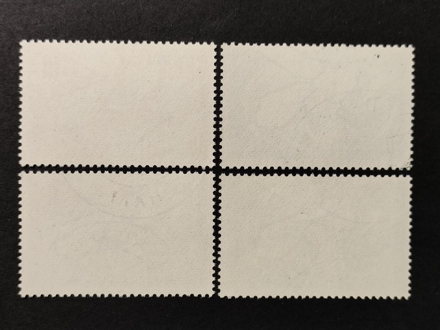 ↓君缘收藏667期☞钱币邮品↓无佣金、可寄存、满30元包邮  海地航空邮票，1963年免饥饿运动邮票4全