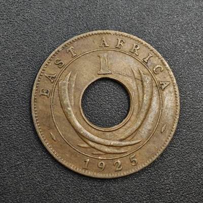 【淘币小摊】实时拍第八百一十四拍   散币场   满百包邮可预留二周 每周一统一发货   - 英属东非1925年1分铜币