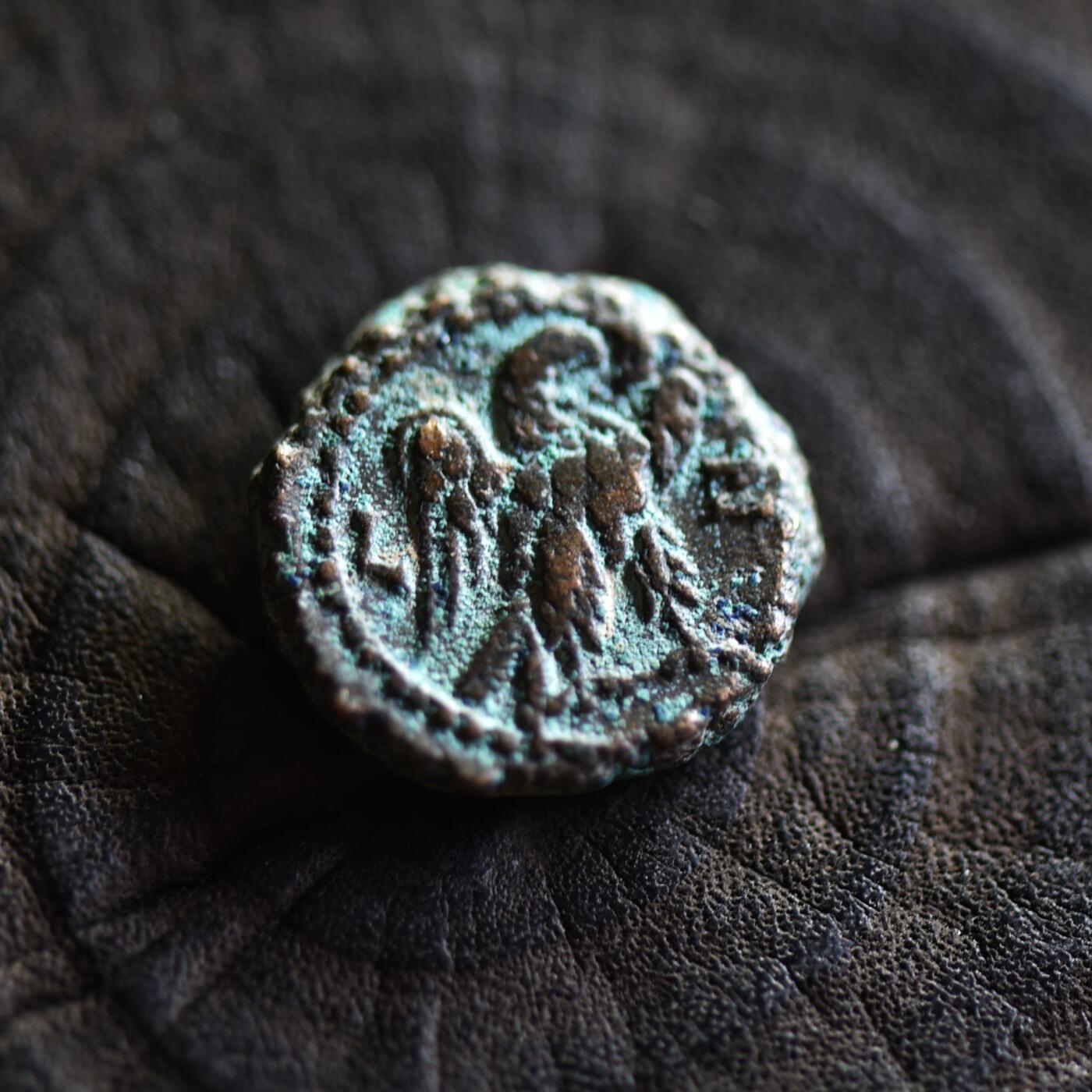 【良泉】【2025年最后一场】12月18日晚19.30点开拍！188组【直播场】西方古代钱币、丝路杂项、印章！ 公元281-282年【古罗马·行省】埃及，普罗布斯（ΠΡOBOC）神鹰，在位第7年（L-Z）四德拉克马，6.61克	