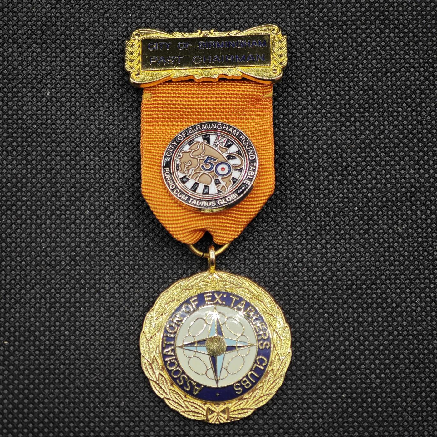 【淘币小摊】限时拍第八百一十六拍  纪念章场  满百包邮可预留两周  周一统一发货   伯明翰市前主席荣誉奖章直径35mm