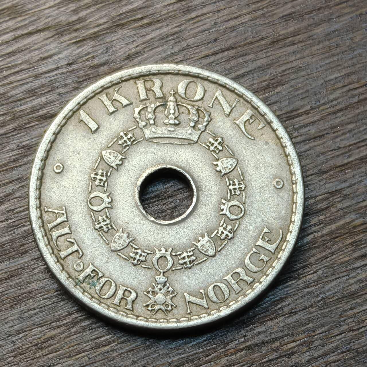 【铜匠收藏】★第134场★散币场，无佣金，30包邮。不满30元，支付5元运费。《接受代拍 代送NGC评级》 挪威 1940年 1克朗