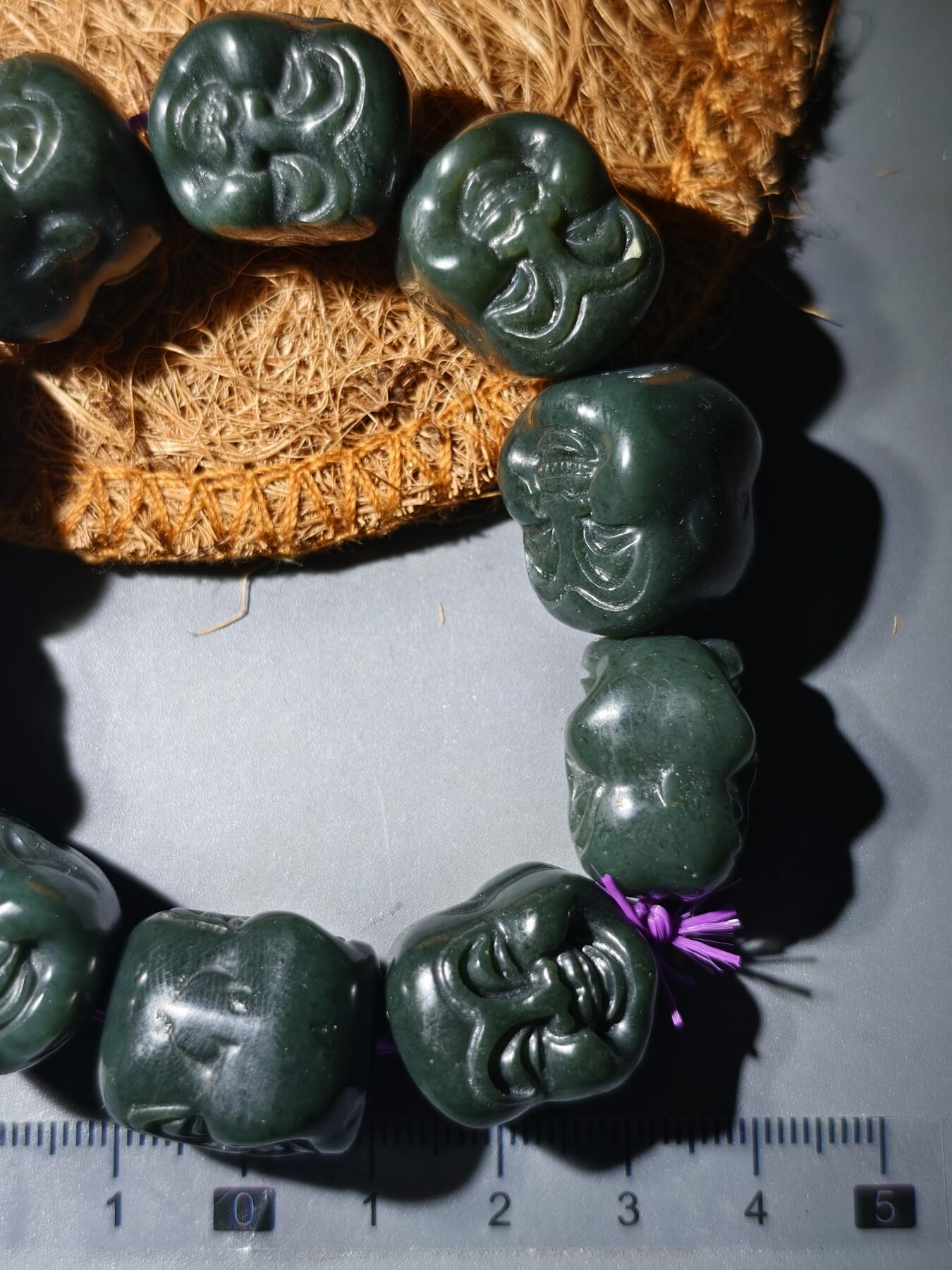 90期回流戒指饰品杂件纪念章丝路钱币专场 新疆和田手串