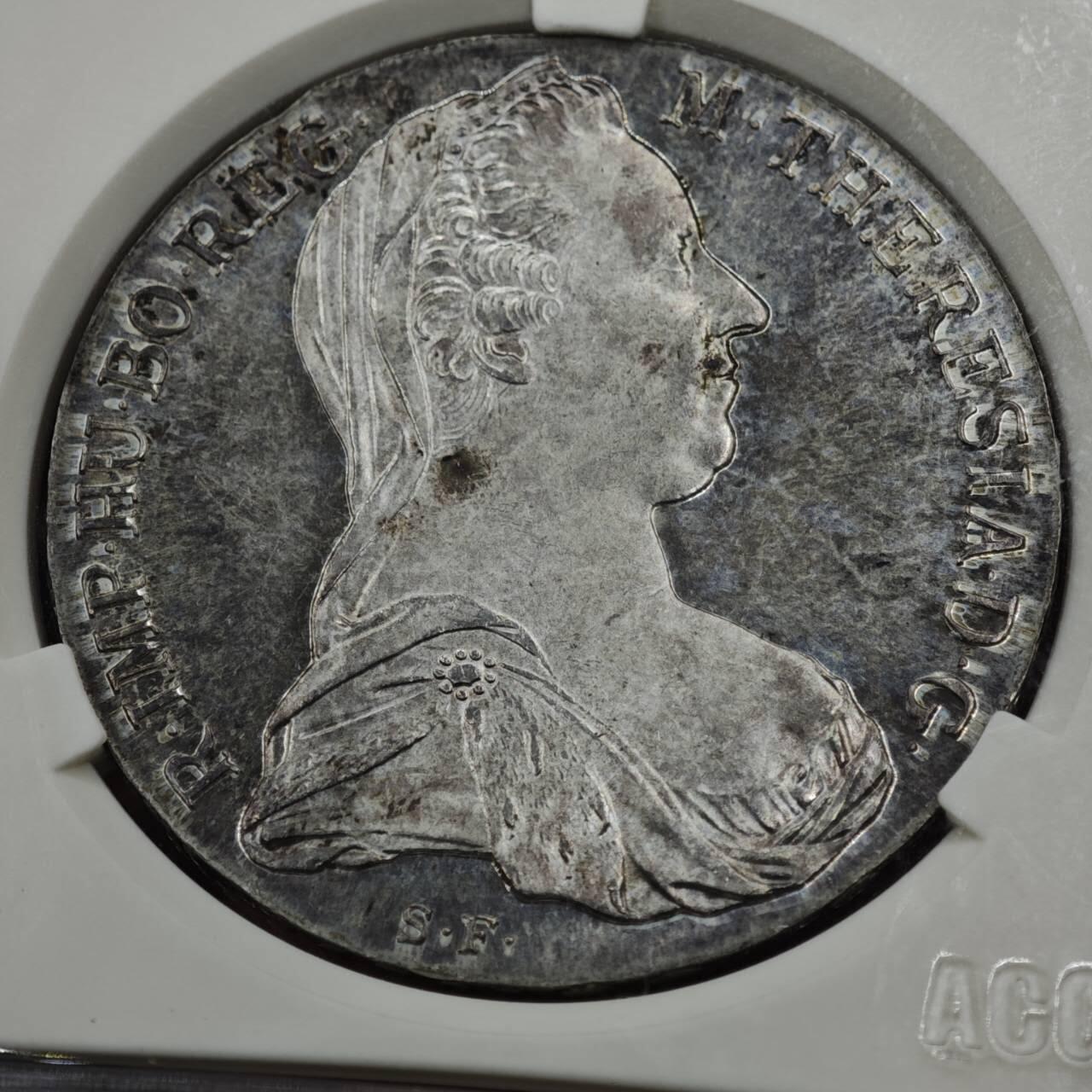 【淘币小摊】实时拍第八百一十五拍   银币套币场   满百包邮可预留二周 每周一统一发货   奥地利大奶妈银币重28.3克833银银价304