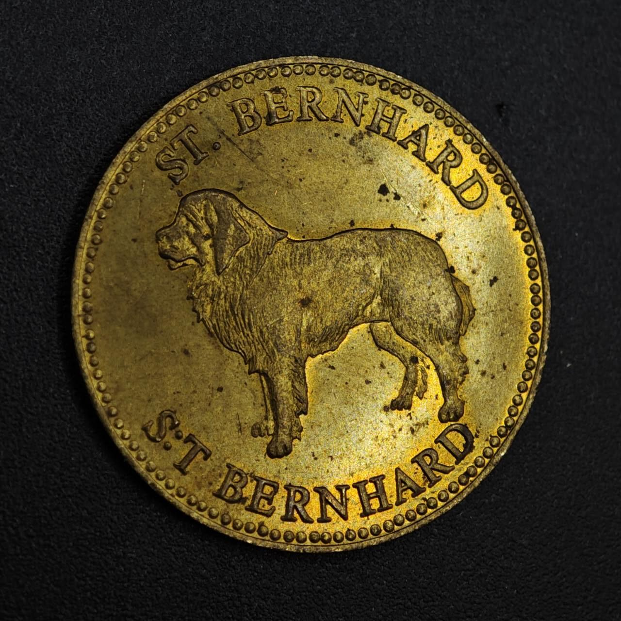 【淘币小摊】实时拍第八百一十四拍   散币场   满百包邮可预留二周 每周一统一发货   丹麦RASK犬类协会铜章