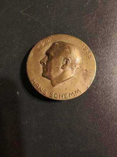 老王徽章第167期 - 德三教育家汉斯·舍姆证章
