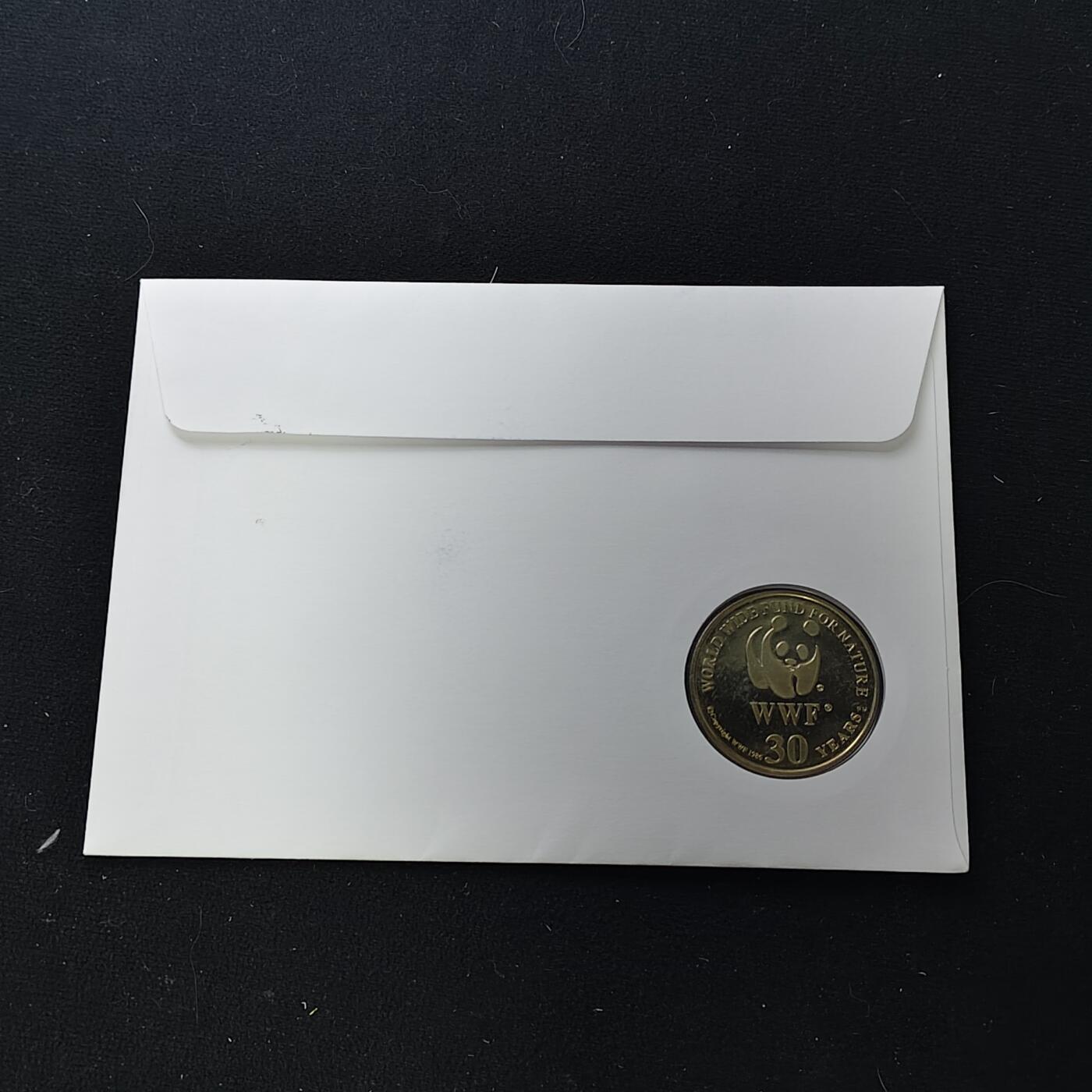 【全场包邮】纯粹捡漏拍482场（免费代拍第19场）-币封+套装+富兰克林（注意佣金） 【邮章封】WWF世界自然基金会1986年30周年‌‌菲律宾鳄纪念邮章封