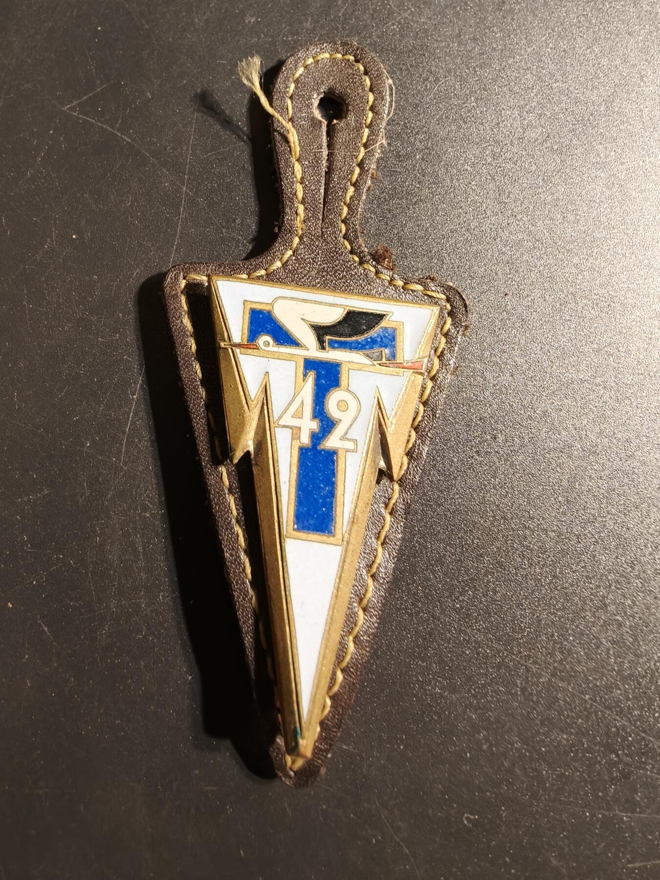 老王徽章第167期 法国第42通信团证章