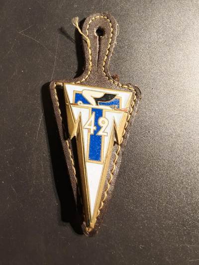 老王徽章第167期 - 法国第42通信团证章