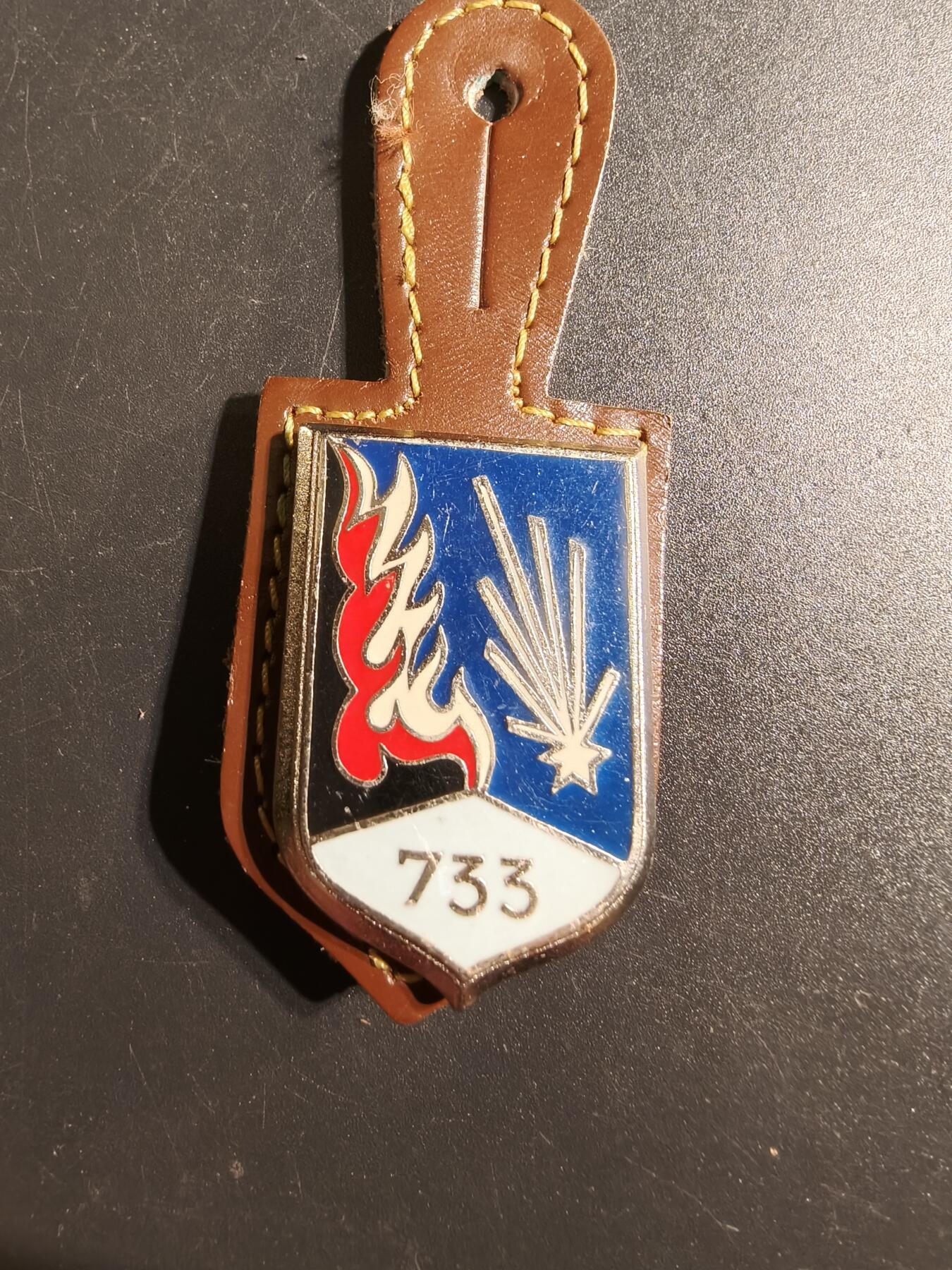 老王徽章第167期 法国第733炮兵连证章