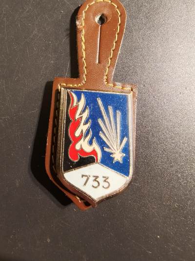 老王徽章第167期 - 法国第733炮兵连证章