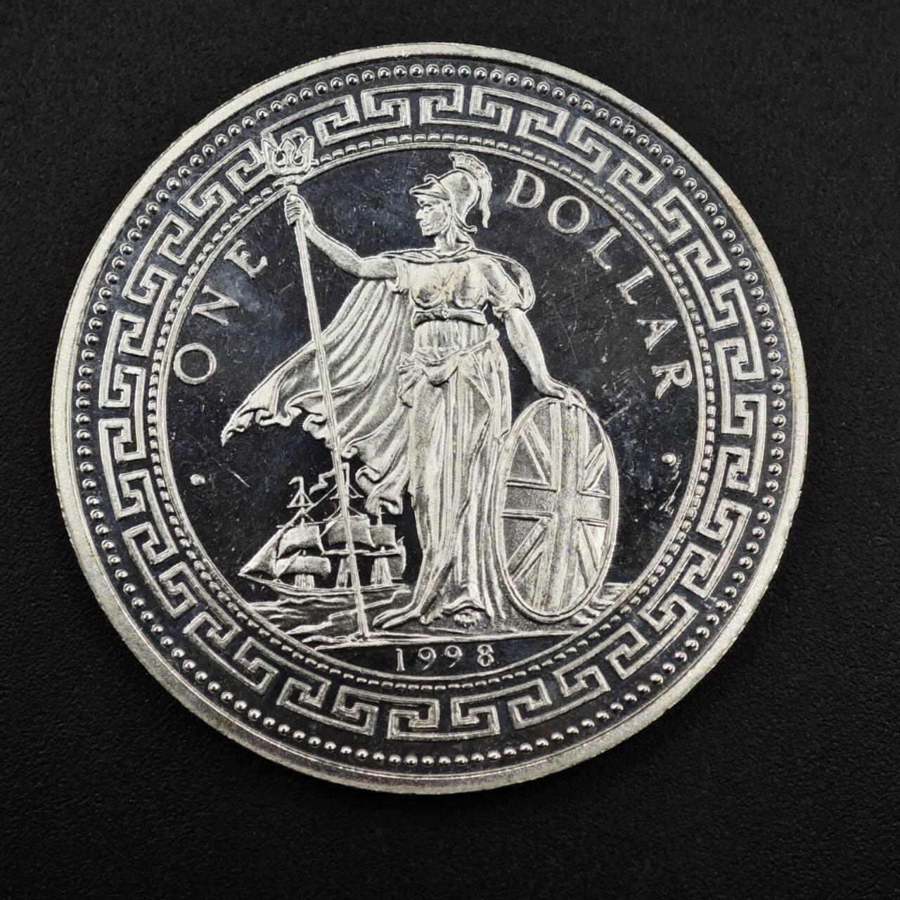 【淘币小摊】实时拍第八百一十五拍   银币套币场   满百包邮可预留二周 每周一统一发货   1998年莱夫·埃里克松航行至北美千年纪念站洋银币重28.6克银价332