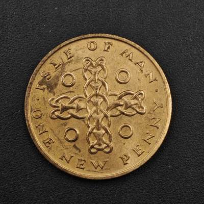 【淘币小摊】实时拍第八百一十四拍   散币场   满百包邮可预留二周 每周一统一发货   - 马恩岛1971年1便士铜币