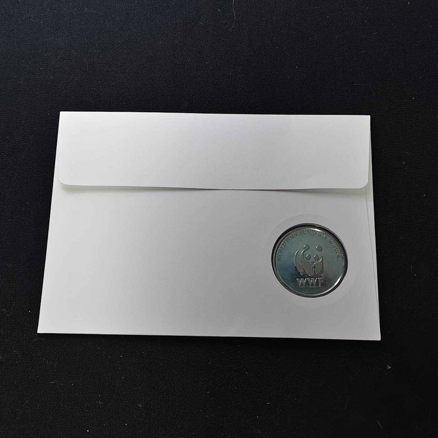 【全场包邮】纯粹捡漏拍482场（免费代拍第19场）-币封+套装+富兰克林（注意佣金） 【邮章封】WWF世界自然基金会丹顶鹤纪念邮章封