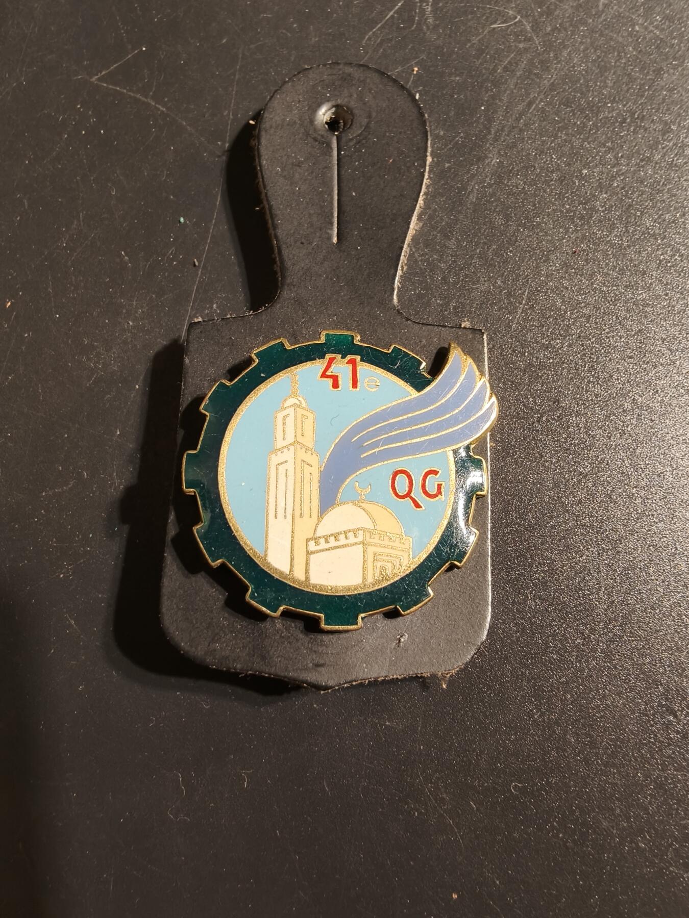 老王徽章第167期 法国第41铁路运输团团部证章