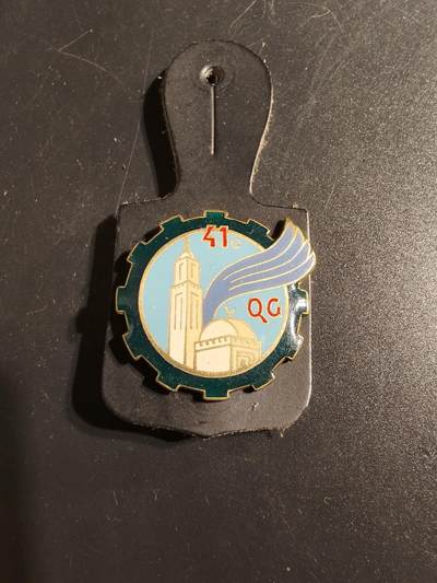 老王徽章第167期 - 法国第41铁路运输团团部证章