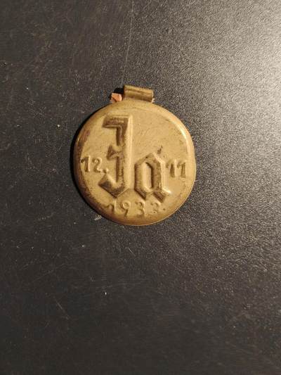 老王徽章第167期 - 德三1933小胡子支持者证章