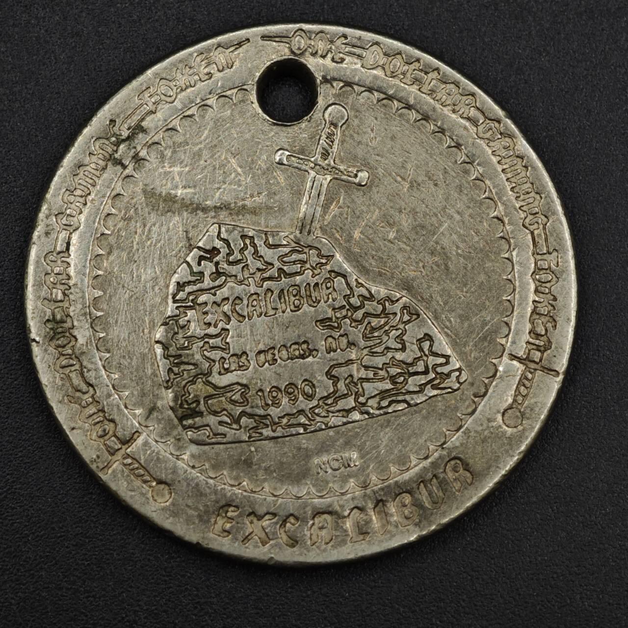 【淘币小摊】实时拍第八百一十四拍   散币场   满百包邮可预留二周 每周一统一发货   美国拉斯维加斯赌城一美元代币