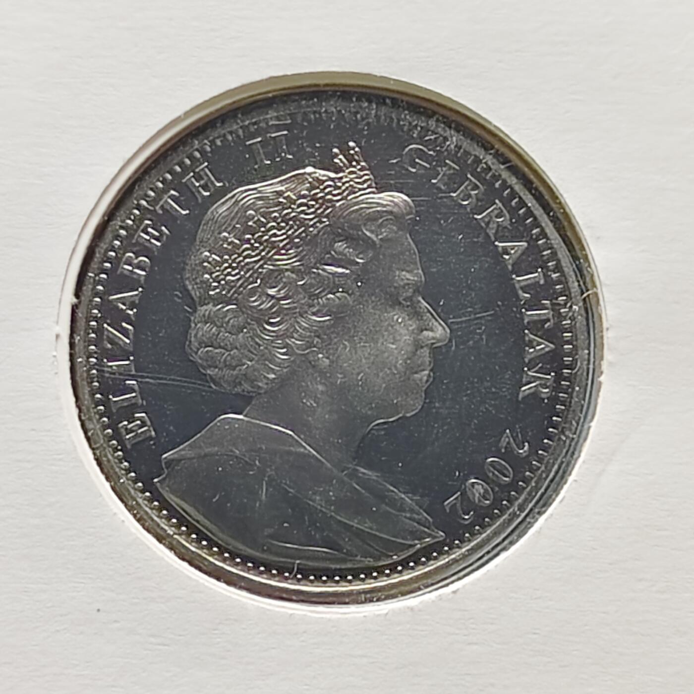 【全场包邮】纯粹捡漏拍482场（免费代拍第19场）-币封+套装+富兰克林（注意佣金） 【邮币封】直布罗陀2002年1克朗伊丽莎白皇太后纪念克朗型纪念币邮币封