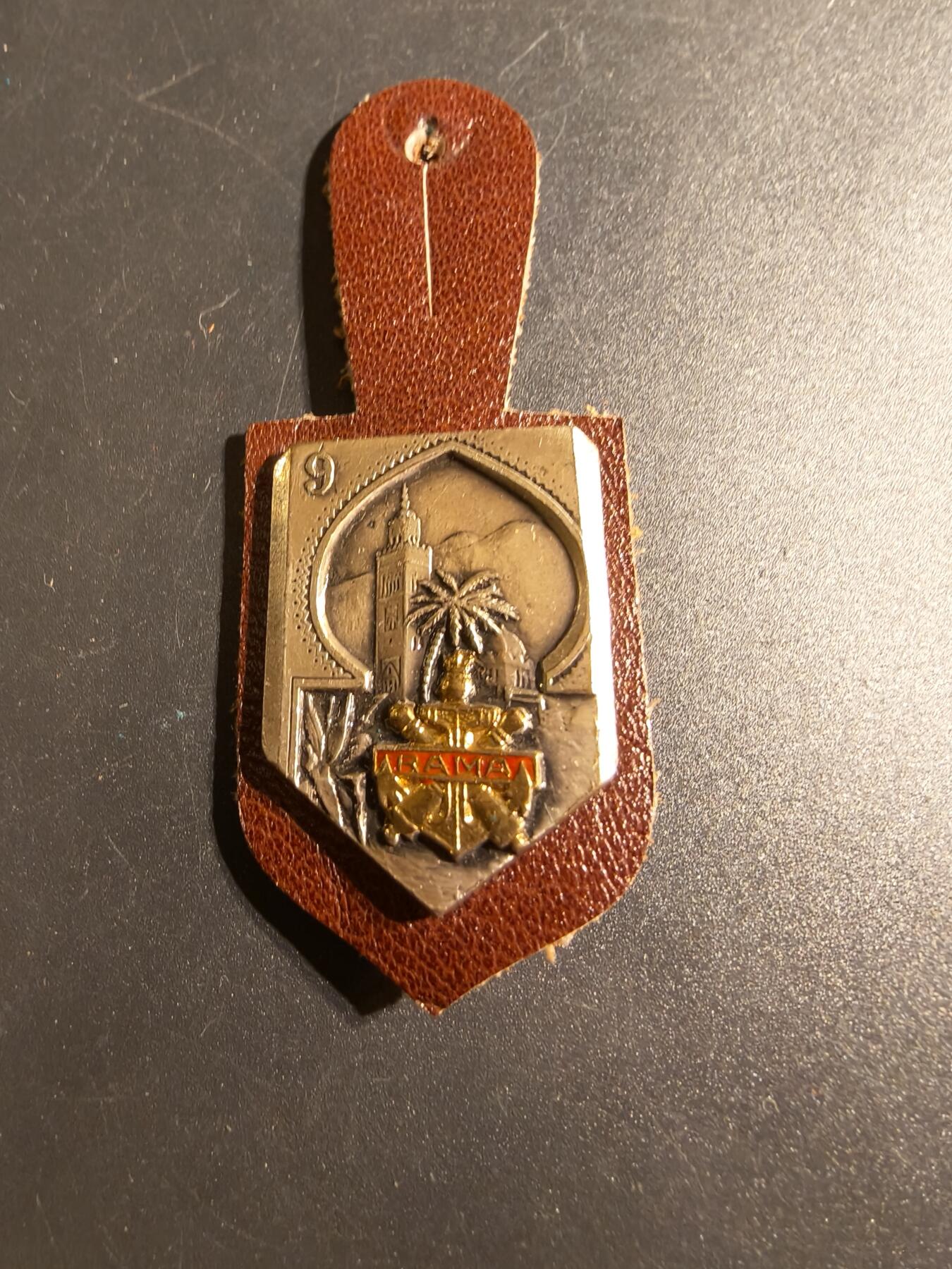 老王徽章第167期 法国摩洛哥殖民地炮兵团（也叫第9海外殖民地炮兵团）证章