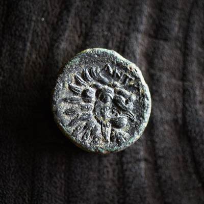 【良泉】【2025年最后一场】12月18日晚19.30点开拍！188组【直播场】西方古代钱币、丝路杂项、印章！ - 【罕见】公元前4-3世纪【古希腊】安坦德罗斯城，狮子铜币，3.75克