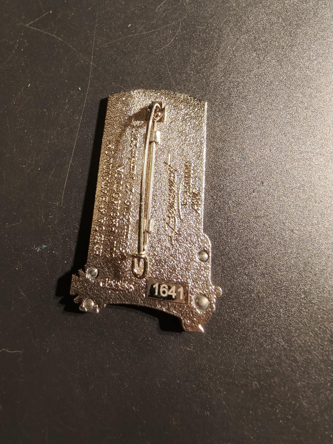 老王徽章第167期 法国现役士官学校312届第4营学员晋升证章