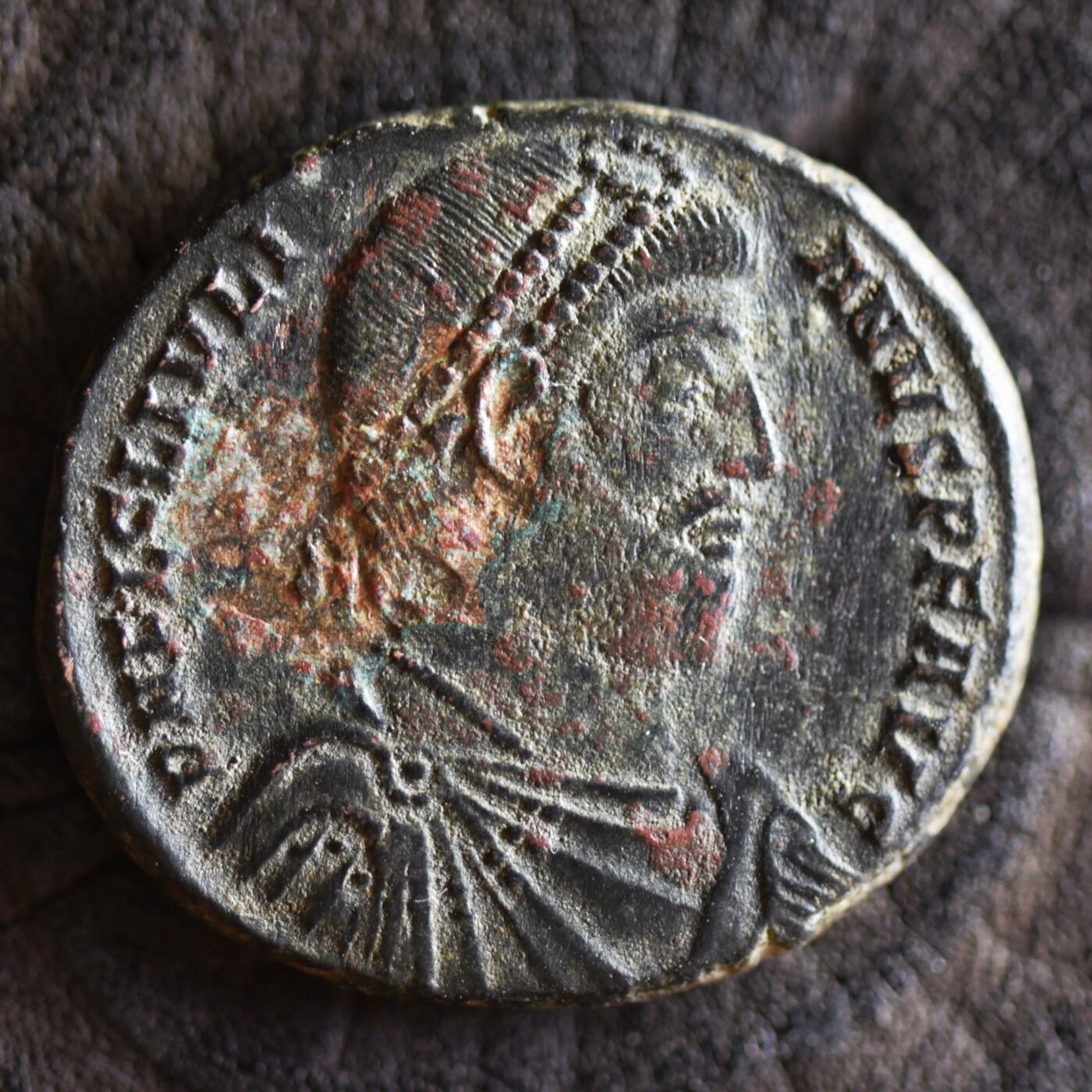 【良泉】【2025年最后一场】12月18日晚19.30点开拍！188组【直播场】西方古代钱币、丝路杂项、印章！ 【发丝清晰】公元361-363年【古罗马】“叛教者”尤里安二世，罗马帝国最后一次在钱币上出现多神教图案大铜币，基齐库斯造币厂打制，9.72克