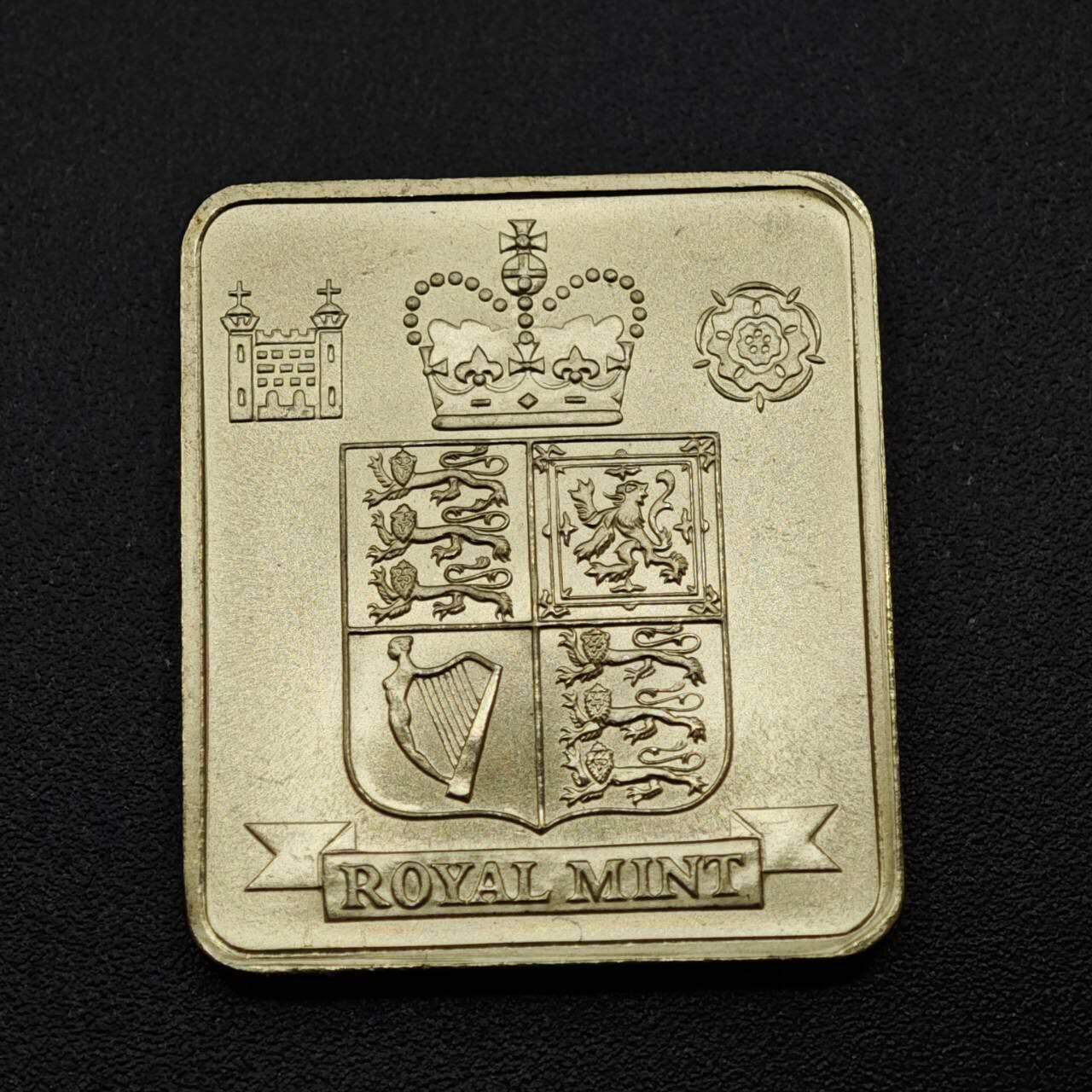 【淘币小摊】实时拍第八百一十四拍   散币场   满百包邮可预留二周 每周一统一发货   英国1999年造币厂铭牌