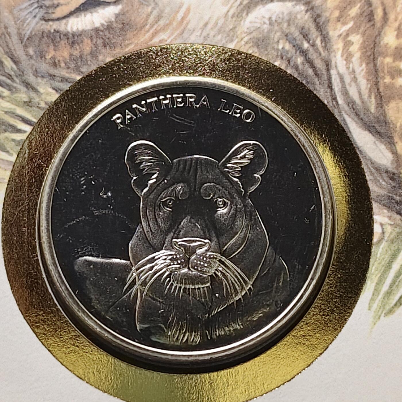 【全场包邮】纯粹捡漏拍482场（免费代拍第19场）-币封+套装+富兰克林（注意佣金） 【邮章封】WWF世界自然基金会1986年30周年非洲狮纪念邮章封