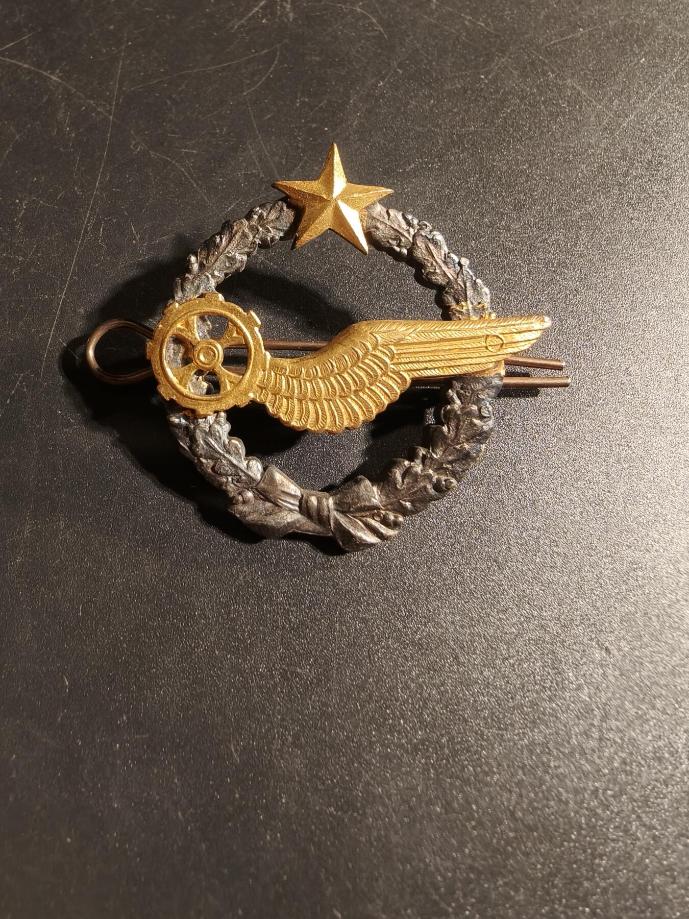 老王徽章第167期 法国空军飞行机械师学员证章