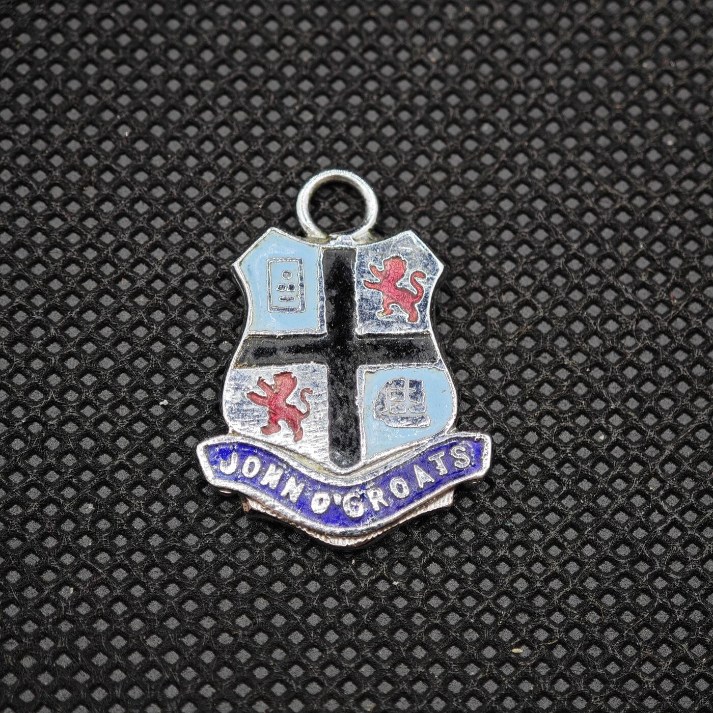 【淘币小摊】限时拍第八百一十六拍  纪念章场  满百包邮可预留两周  周一统一发货   苏格兰约翰奥格罗茨纪念徽章直径20mm