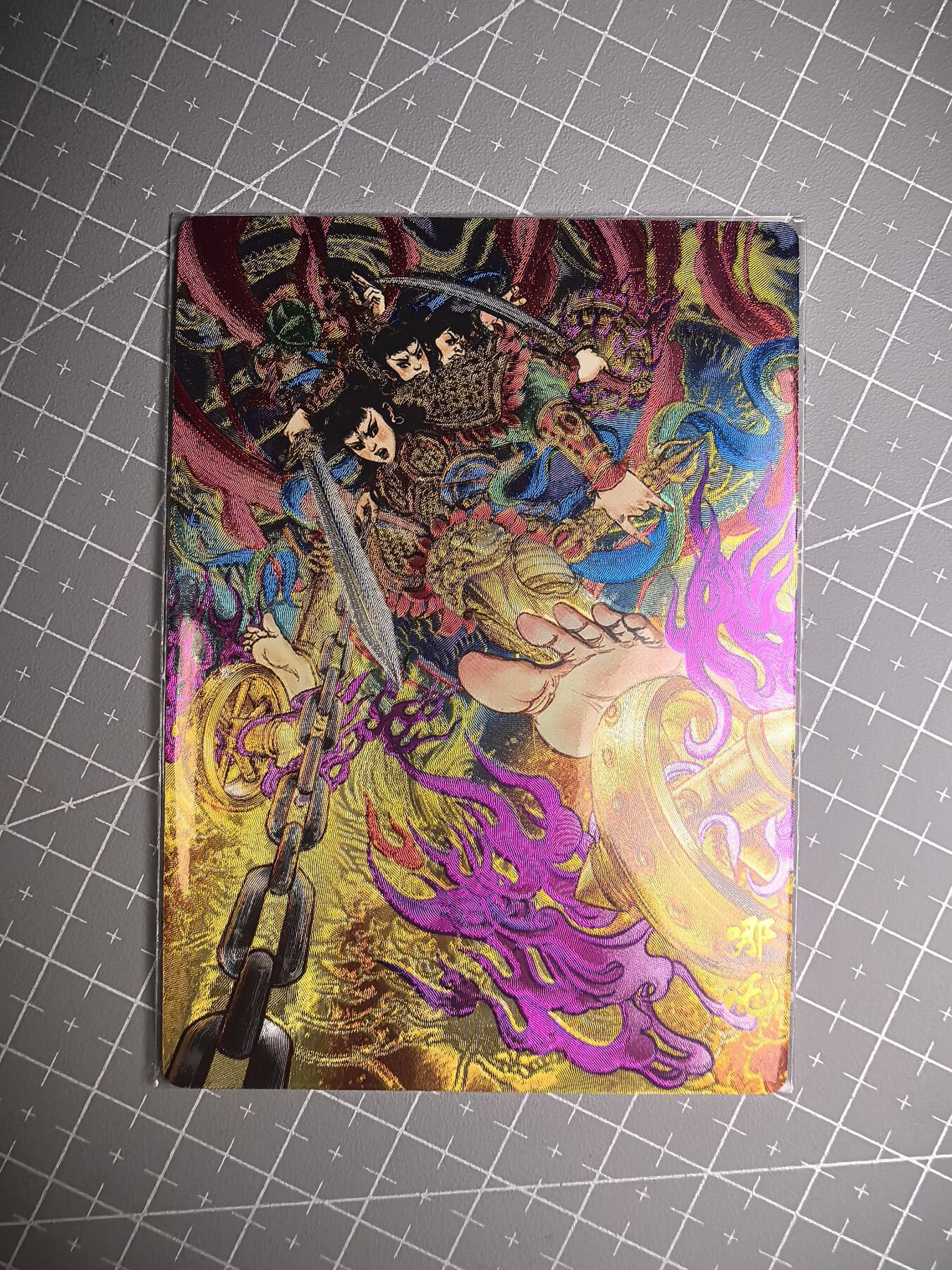 无佣金 不寄存 不收拍 链接少 我只是一个小小的卡牌收藏玩家   需要多宫大佬请私聊 部分卡牌设有底价（不想玩的那么累，即使有底价也会比市场价便宜的多，懂的自然懂） 拒绝小号抬价 大家放心拍 所有拍品部分套有卡膜 部分卡牌多宫 自制卡牌 不包厂瑕 放大镜 品控 勿拍 流拍商品会循环 感谢大家支持 留个关注 不定时上新 谢谢 奇点卡牌 天下归心 多吉 紫火哪吒粗闪