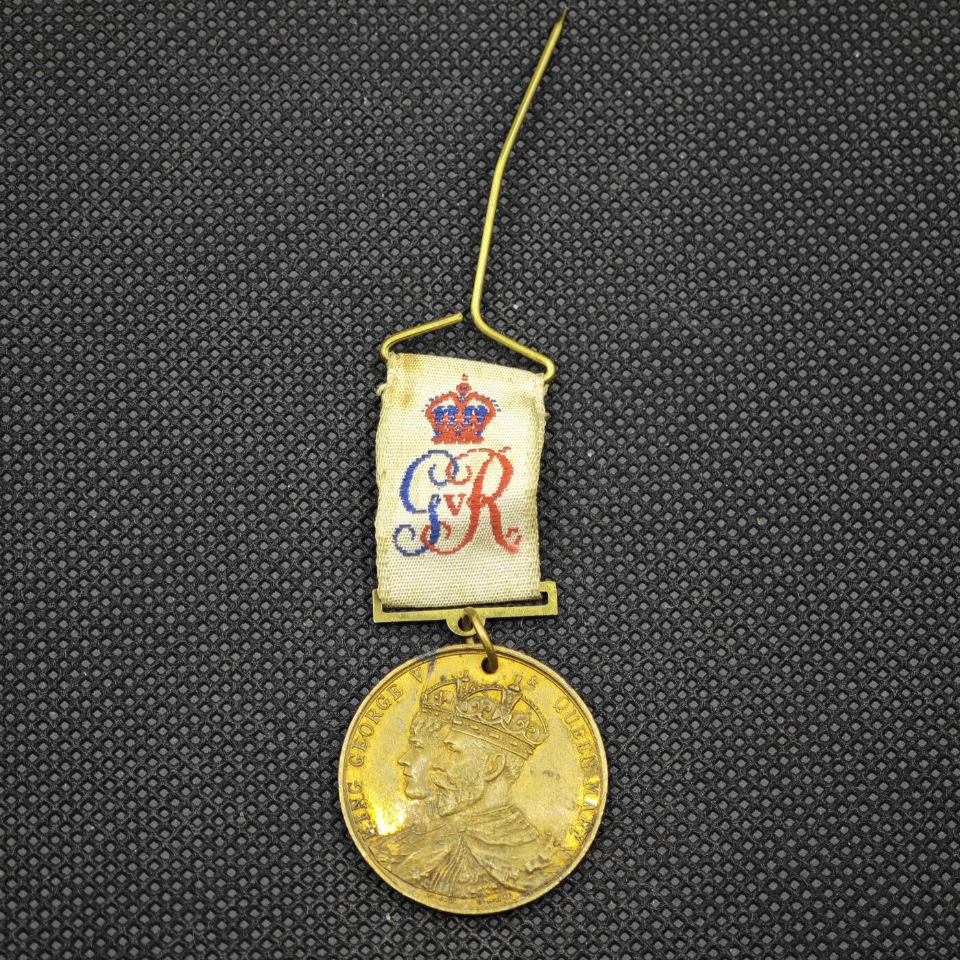 【淘币小摊】限时拍第八百一十六拍  纪念章场  满百包邮可预留两周  周一统一发货   英国1914年乔治五世访问铜章直径29mm