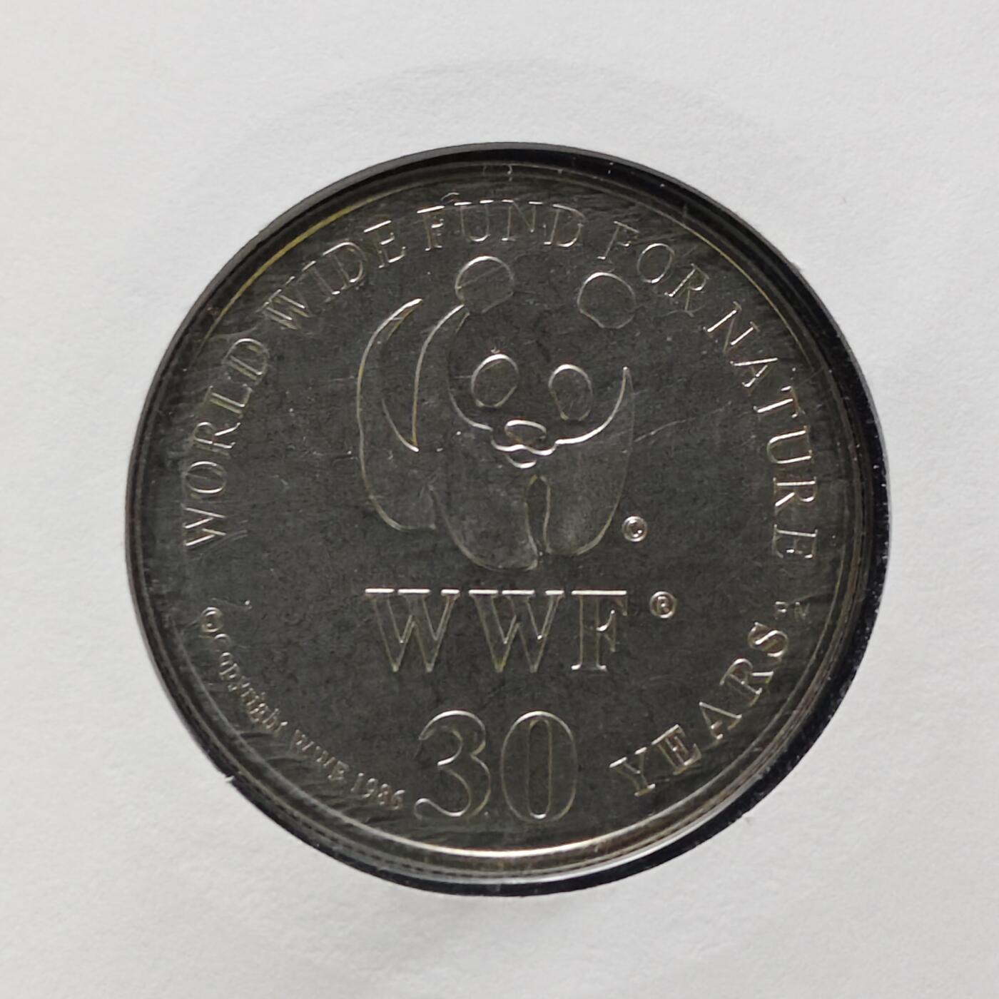 【全场包邮】纯粹捡漏拍482场（免费代拍第19场）-币封+套装+富兰克林（注意佣金） 【邮章封】WWF世界自然基金会1986年30周年‌尖鰭普提魚纪念邮章封