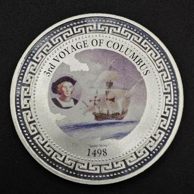 【淘币小摊】实时拍第八百一十五拍   银币套币场   满百包邮可预留二周 每周一统一发货   - 1998年哥伦布航海500周年站洋银币 重28.6克银价332