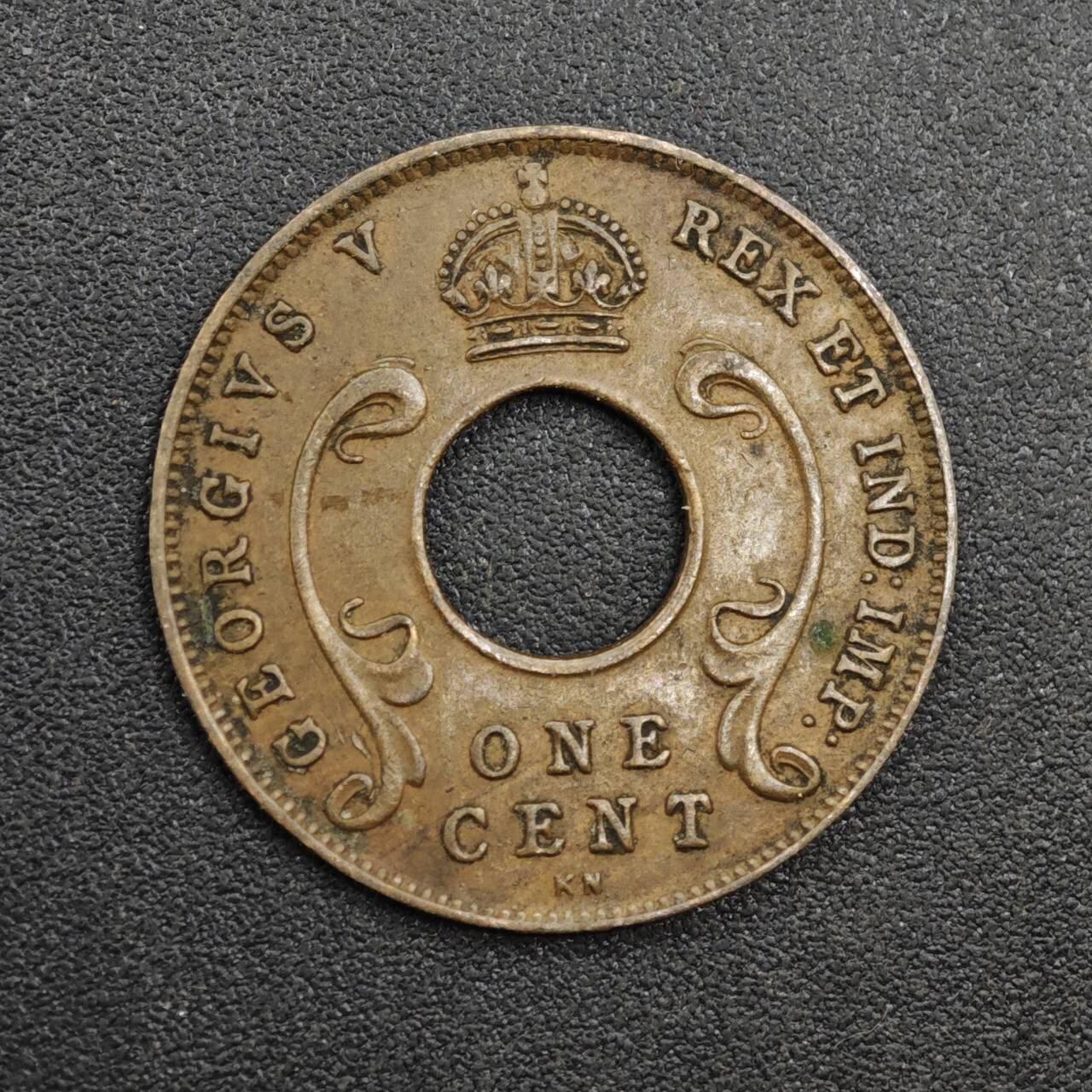 【淘币小摊】实时拍第八百一十四拍   散币场   满百包邮可预留二周 每周一统一发货   英属东非1925年1分铜币