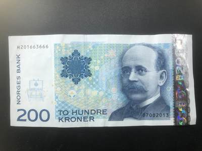 67 EPQ 1979年 新加坡鸟版20元，各版本稀有瑞典1000克朗，持续更新ing - 挪威 2003年版 200挪威克朗 XF品相