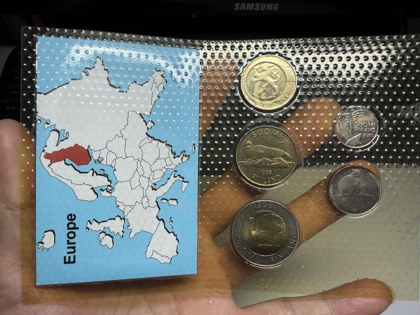 2025年集古藏今外币拍卖第十期-第10场—（总第290拍-纸币专场），本期拍完结算一次，发货时间2-3天，休息几天后继续新的一期拍卖。 芬兰硬币一套