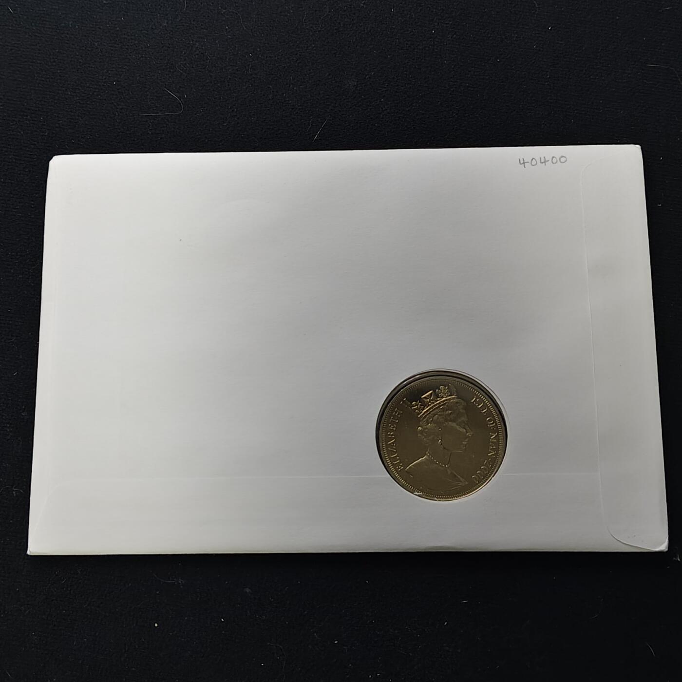 【全场包邮】纯粹捡漏拍482场（免费代拍第19场）-币封+套装+富兰克林（注意佣金） 【邮币封】马恩岛2000年1克朗女王母亲伊丽莎白皇太后人生中的重要时刻系列家庭克朗型纪念币邮币封