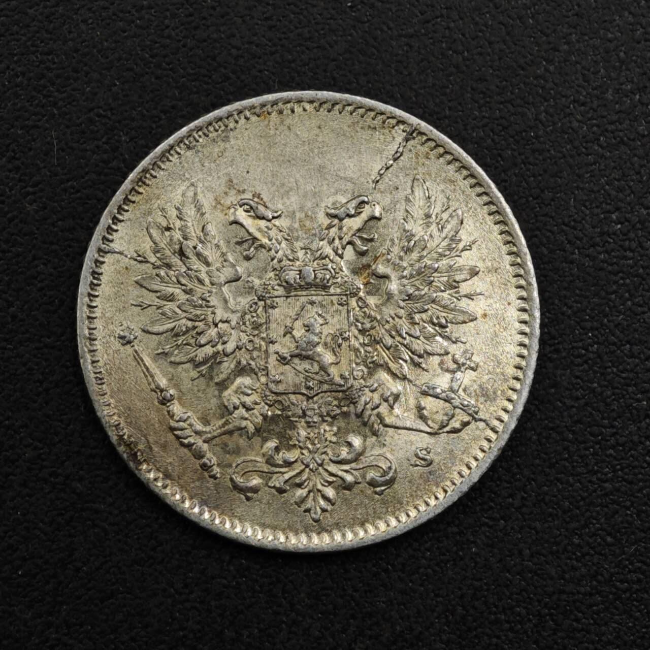 【淘币小摊】实时拍第八百一十五拍   银币套币场   满百包邮可预留二周 每周一统一发货   芬兰1917年25芬妮银币