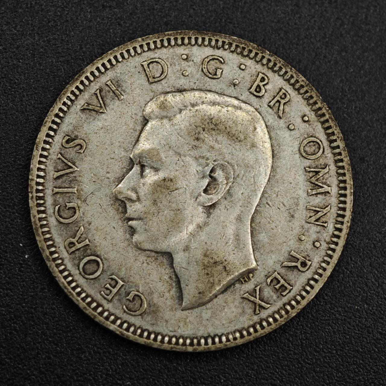 【淘币小摊】实时拍第八百一十四拍   散币场   满百包邮可预留二周 每周一统一发货   英国1941年乔治六世一先令银币