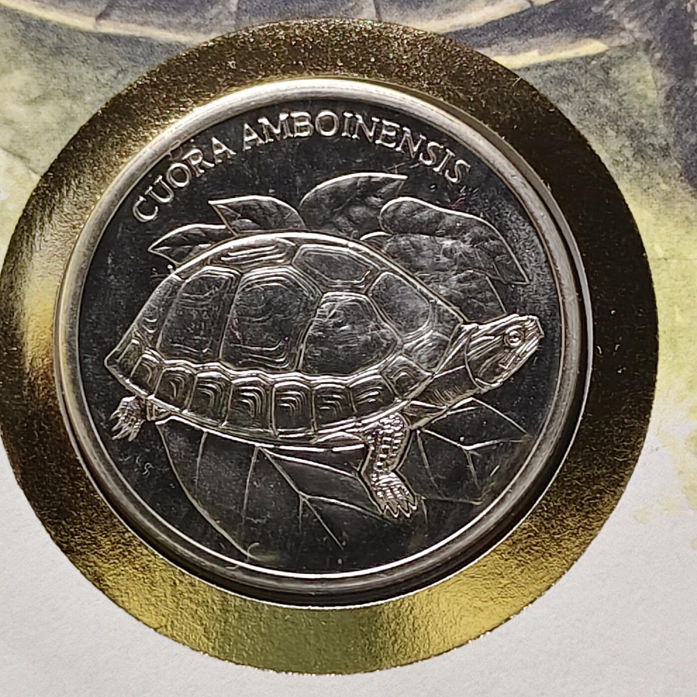 【全场包邮】纯粹捡漏拍482场（免费代拍第19场）-币封+套装+富兰克林（注意佣金） 【邮章封】WWF世界自然基金会1986年30周年‌易危安布闭壳龟纪念邮章封