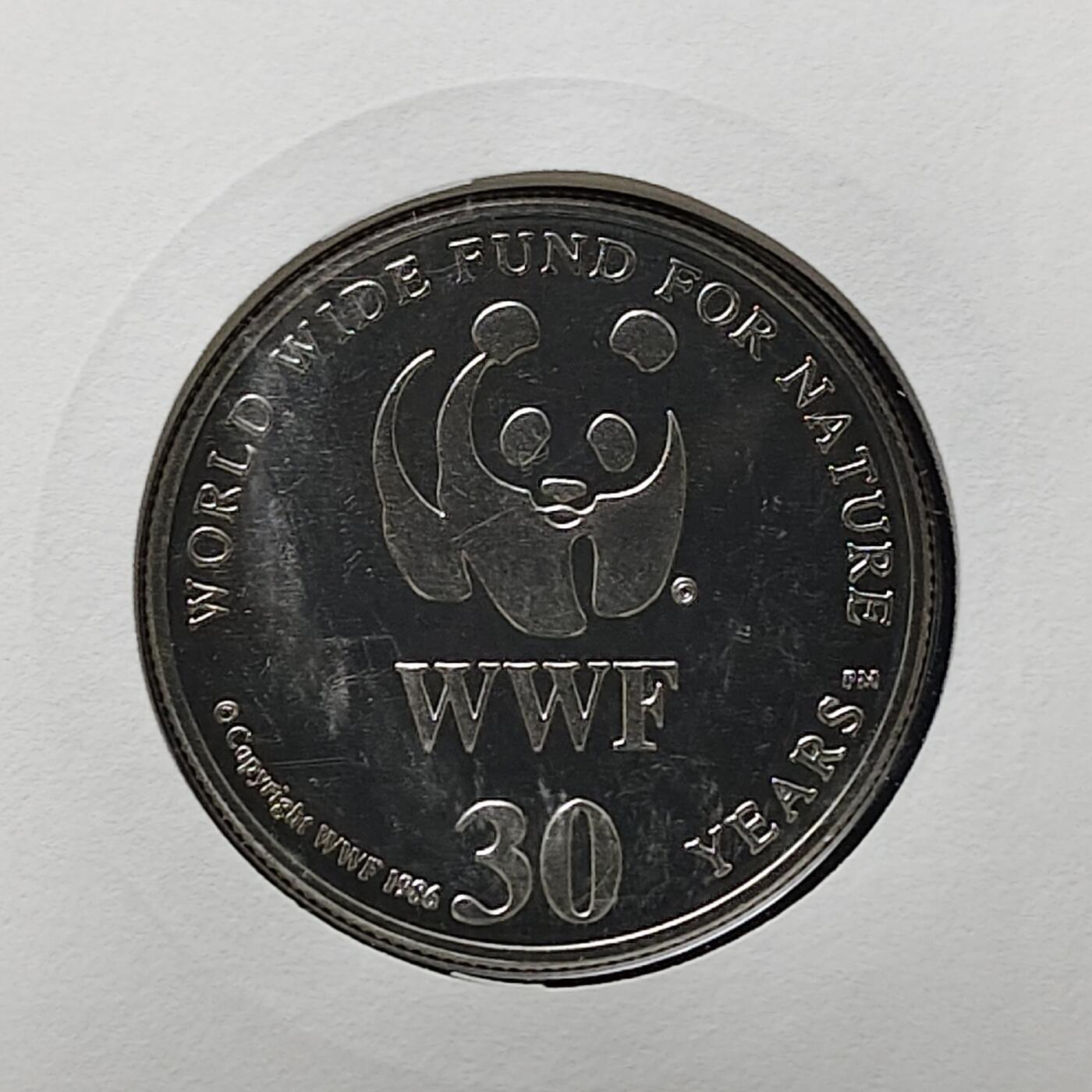 【全场包邮】纯粹捡漏拍482场（免费代拍第19场）-币封+套装+富兰克林（注意佣金） 【邮章封】WWF世界自然基金会1986年30周年‌倭河马纪念邮章封