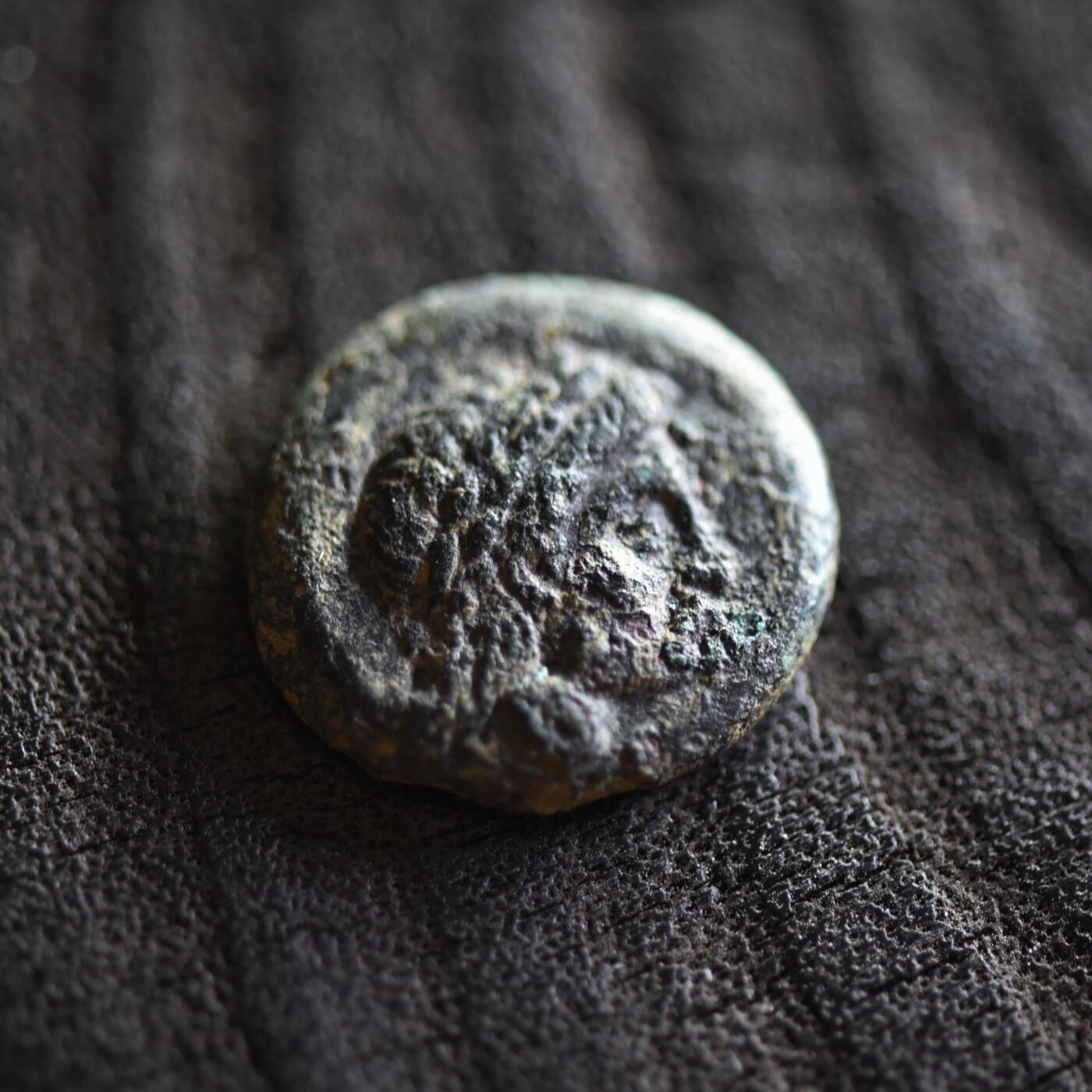 【良泉】【2025年最后一场】12月18日晚19.30点开拍！188组【直播场】西方古代钱币、丝路杂项、印章！ 【罕见】公元前4-3世纪【古希腊】安坦德罗斯城，狮子铜币，3.75克